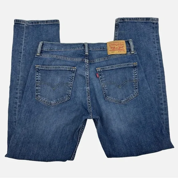 Levi’s 505 Straight Leg Jeans W32 L32 Men's Stretch Denim - Picture 3 of 13